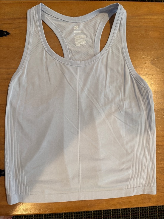 all in motion Tops - all in motion Light Blue Racerback Tank Top